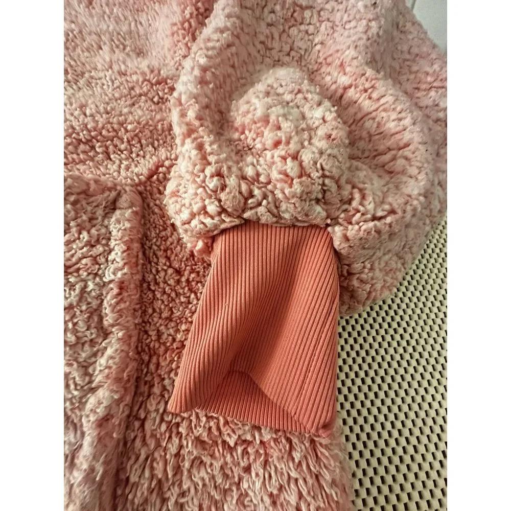 Wearable Blanket With Hood Cozy Sherpa Women One Size Fits Most OS M/L/XL Winter